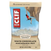 Clif Bar White Chocolate Macadamia Nut Energy Bar, 2.40 oz, 2.4 Ounce