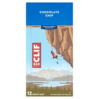 Clif Bar Chocolate Chip Energy Bars, 2.40 oz, 12 count