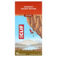 Clif Bar Crunchy Peanut Butter Energy Bars, 2.40 oz, 12 count