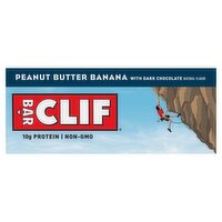 Clif Bar Peanut Butter Banana with Dark Chocolate Energy Bars, 2.40 oz, 12 count