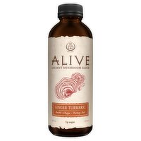 GT's Living Foods Alive Ginger Turmeric Ancient Mushroom Elixir, 16 fl oz