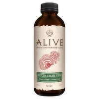 GT's Living Foods Alive Matcha Cream Soda Ancient Mushroom Elixir, 16 fl oz