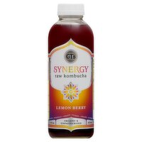 GT's SYNERGY Lemon Berry Kombucha, Organic, 16oz