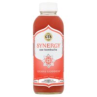 GT's Synergy Guava Goddess Raw Kombucha, 16 fl oz
