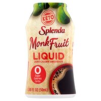 Splenda Monk Fruit Liquid Zero Calorie Sweetener, 1.68 fl oz, 1.68 Fluid ounce