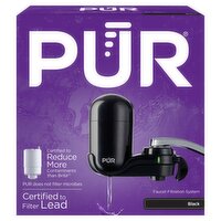 PUR Black Faucet Filtration System