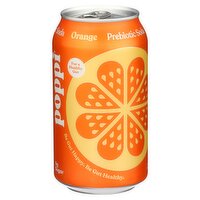 Poppi Orange Prebiotic Soda, 12 fl oz