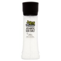 IOS Natural Atlantic Sea Salt with Grinder, 11.3 oz