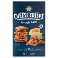 John Wm. Macy's Asiago & Cheddar Cheese Crisps, 4.5 oz