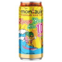 Montauk Mango Green Premium Iced Tea, 16 oz
