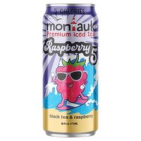 Montauk Raspberry 5 Premium Iced Tea, 16 oz