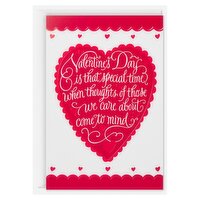Hallmark Valentines Day Cards Pack, Heart (6 Valentine Cards with Envelopes), 1 Ounce