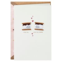 Hallmark Signature Valentines Day Card for Husband, Wife, Boyfriend, Girlfriend (Smores)