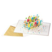 Hallmark Signature Paper Wonder Pop Up Birthday Card (Happy Birthday), 1 Each