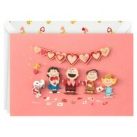 Hallmark Signature Peanuts Valentines Day Card (Handmade Valentines), 1 Ounce