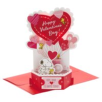 Hallmark Paper Wonder Musical Peanuts Pop Up Valentines Day Card (Plays Linus and Lucy), 1 Each