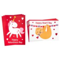 Hallmark Valentines Day Cards, 6 Each