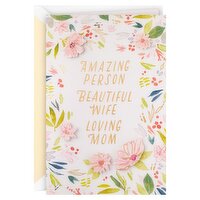 Hallmark Signature Mothers Day Card for Wife (Amazing Person)