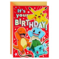 Hallmark Pokémon Birthday Card, 1 Each