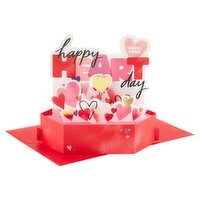 Hallmark Paper Wonder Musical 3D Pop-Up Valentine's Day Card With Motion (Happy Heart Day), 1 Each