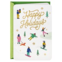 Hallmark Holiday Card (Fun, Festive, Warm and Bright), 1 Each