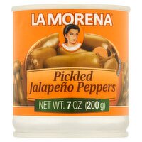 La Morena Pickled Jalapeño Peppers, 7 oz
