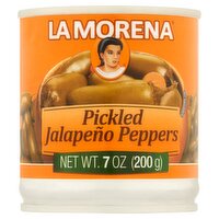 La Morena Pickled Jalapeño Peppers, 7 oz