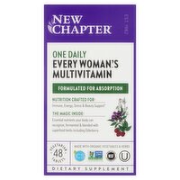 New Chapter One Daily Every Woman's Multivitamin Dietary Supplement, 48 count