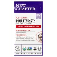 New Chapter Take Care Plant Calcium Bone Strength Dietary Supplement, 60 count