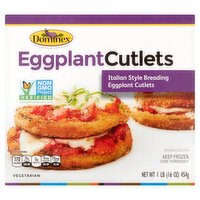 Dominex Eggplant Cutlets Italian Style Breading Eggplant Cutlets, 1 lb, 16 Ounce