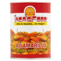 Inca's Food Yellow Hot Pepper Whole in Brine, 20 oz
