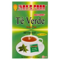 Inca's Food Inca's Herbs All Natural Green Tea Bags, 25 count, 1.32 oz