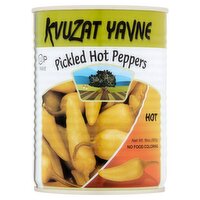 Kvuzat Yavne Pickled Hot Peppers, 19 oz