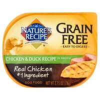 Nature's Recipe Grain Free Chicken & Duck Recipe in Broth Dog Food, 2.75 oz