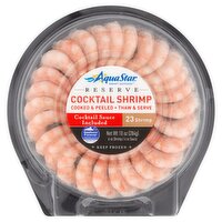 Aqua Star Reserve Cooked & Peeled Cocktail Shrimp, 23 count, 10 oz