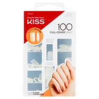 Kiss Short Square 100 Full-Cover Nails Kit