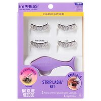ImPress Classic Natural Pre-Glued Strip Lash/Kit