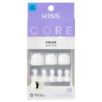 Kiss Core Toe-Tally Yours Must Have Color Toenails, 26 count