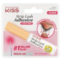 Kiss Clear Brush On Strip Lash Adhesive, 0.17 oz