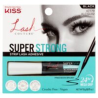 Kiss Lash Couture Black Super Strong Strip Lash Adhesive, 0.17 oz