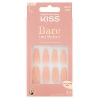 Kiss Bare But Better TruNude Long Sculpted Nail Shades Kit, 28 count