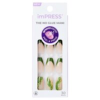 ImPress Premium Medium 52 Ballerina Nails, Size M, 30 count