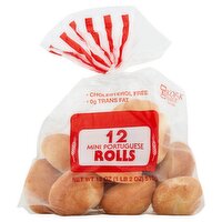 Vieira's Bakery Mini Portuguese Rolls, 12 count, 18 oz