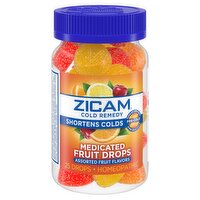 Zicam Assorted Fruit Flavors Medicated Fruit Drops, 25 count