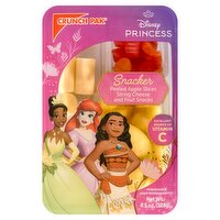 Crunch Pak Disney Princess Snacker Peeled Apple Slices, String Cheese and Fruit Snacks, 4.5 oz