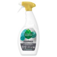 Seventh Generation Lemongrass Citrus Scent Disinfecting Bathroom Cleaner, 26 fl oz, 26 Fluid ounce