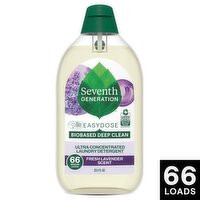 Seventh Generation Easydose Fresh Lavender Scent Laundry Detergent, 66 loads, 23.1 fl oz