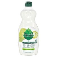 Seventh Generation Fresh Lime & Ginger Scent Dish Liquid, 19 fl oz liq