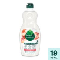 Seventh Generation Summer Orchard Scent Dish Liquid, 19 fl oz liq