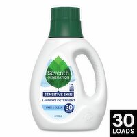 Seventh Generation Free & Clear Laundry Detergent, 30 loads, 45 fl oz